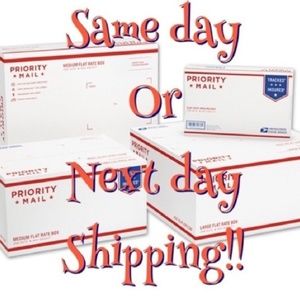 Same Day or Next Day Shipping Always